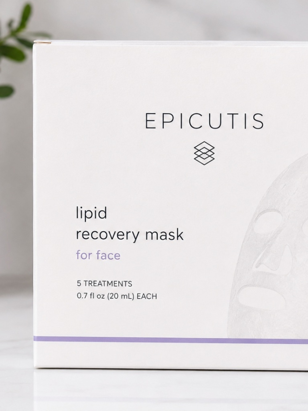 EPICUTIS Lipid Recovery Mask for Face 5-Pack NEW SEALED